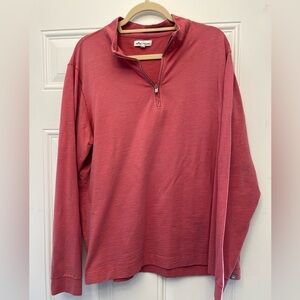 Salmon Peter Millar XL quarter zip